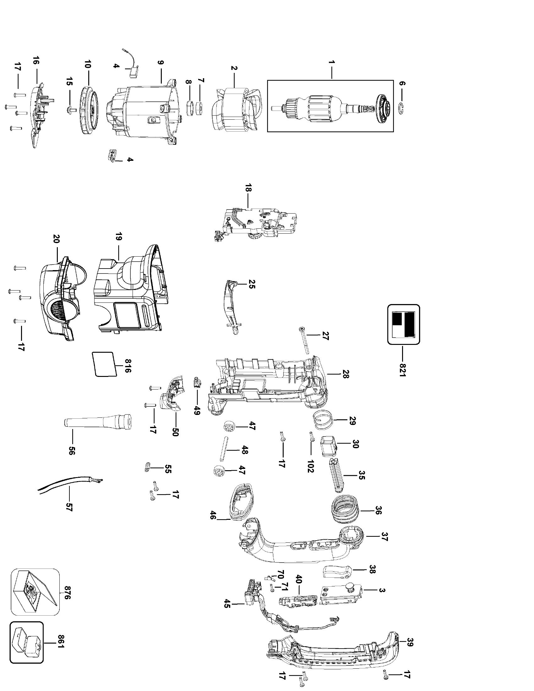 DeWalt D25763 TYPE 1